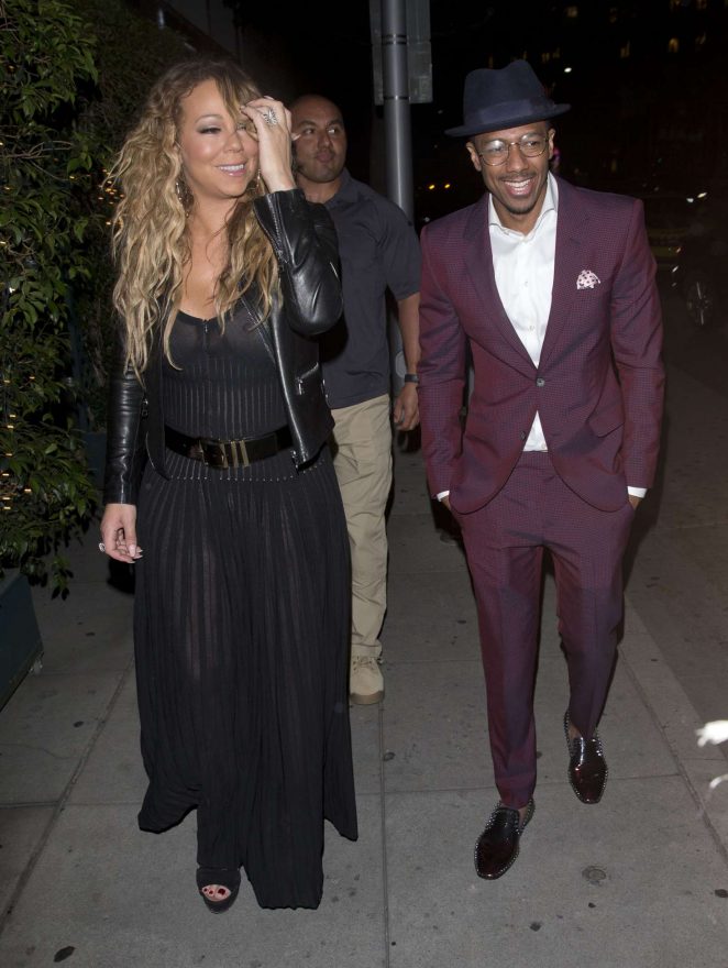 Mariah Carey at Mr. Chow Restaurant in Los Angeles