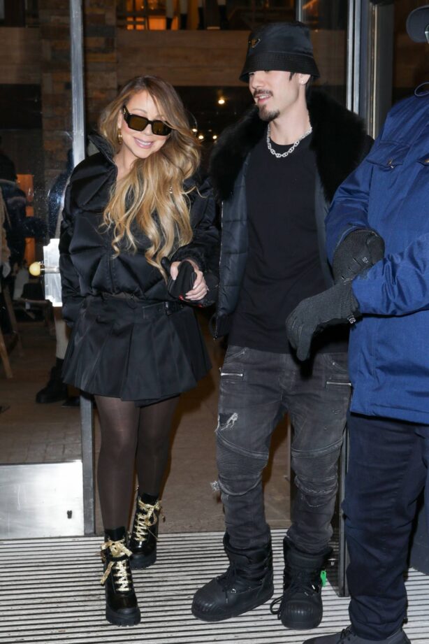 Mariah Carey - Seen at Prada and Louis Vuitton stores while out shopping in Aspen