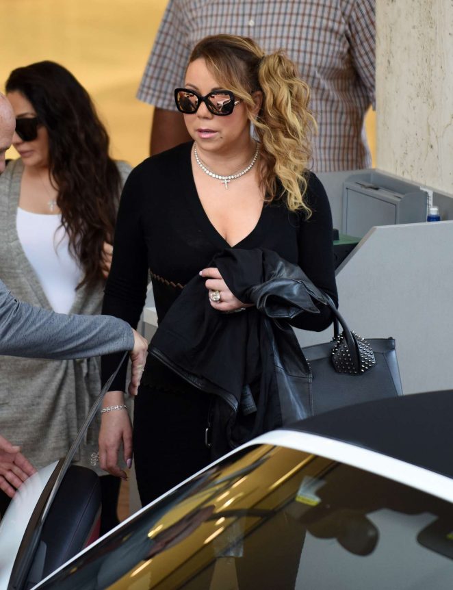 Mariah Carey Shopping in Beverly Hills