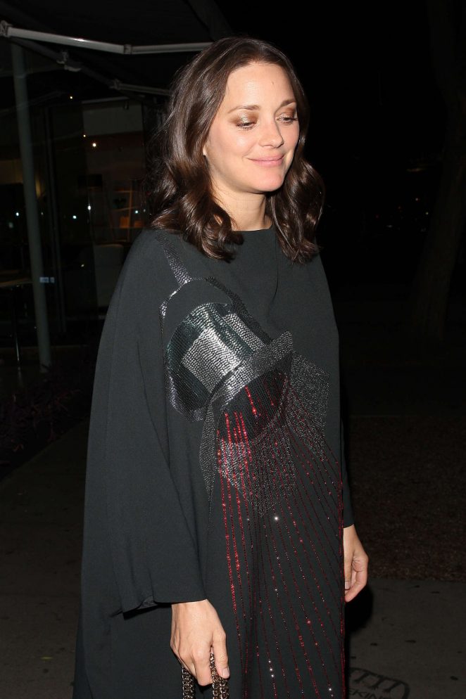 Marion Cotillard at Madeo Restaurant in West Hollywood
