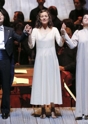 Marion Cotillard - Performs on stage during Oratorio "Joan Of Arc At The Stake" in Paris