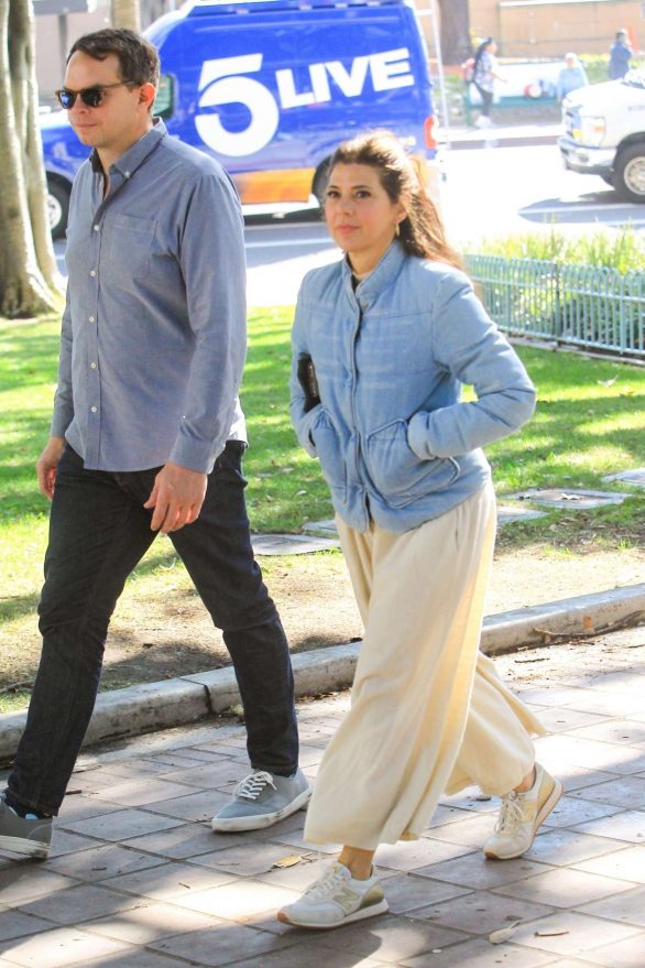 Marisa Tomei - Seen at Jane Fonda's Fire Drill Fridays in Los Angeles