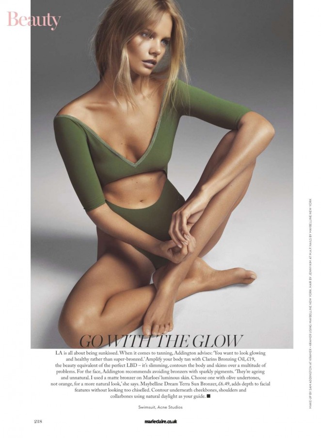 Marloes Horst - Marie Claire UK Magazine (May 2015)