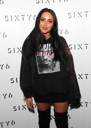 Marnie Simpson at The Sixty6 Magazine Launch With Erin Budina in London