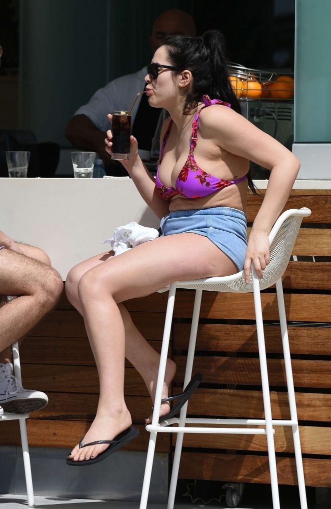 Marnie Simpson in Bikini on holiday in LA