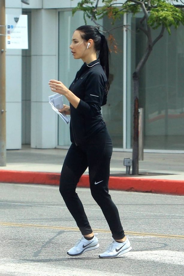 Martha Higareda - Out for a run in Beverly Hills
