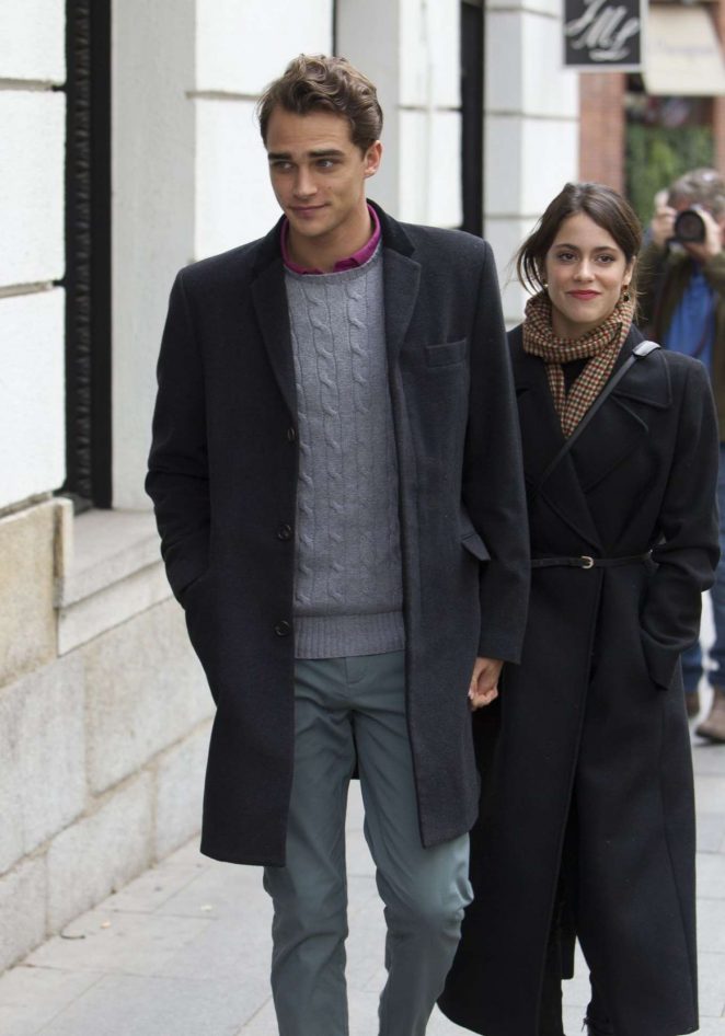 Martina Stoessel and Pepe Barroso Jr Out in Madrid