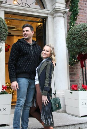 Mary Fitzgerald - With her Husband Romain Bonnet back at their City Centre hotel in Dublin