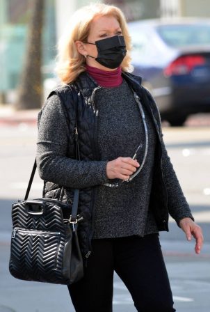 Mary Hart - Out and about in Beverly Hills