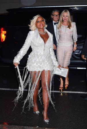 Mary J. Blige - With Kate Moss - Attending the Albie Awards at New York Public Library
