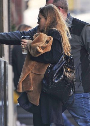 Mary-Kate Olsen out in New York