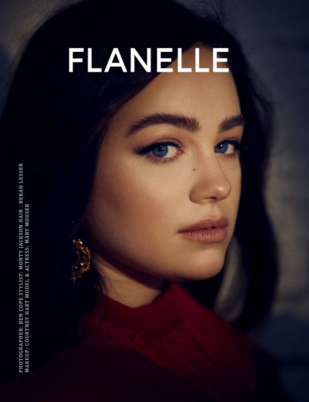 Mary Mouser - Flanelle (February 2021)
