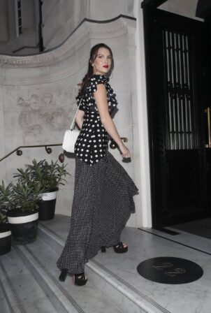 Maya Henry - Arrives at the Christian Louboutin dinner event in London