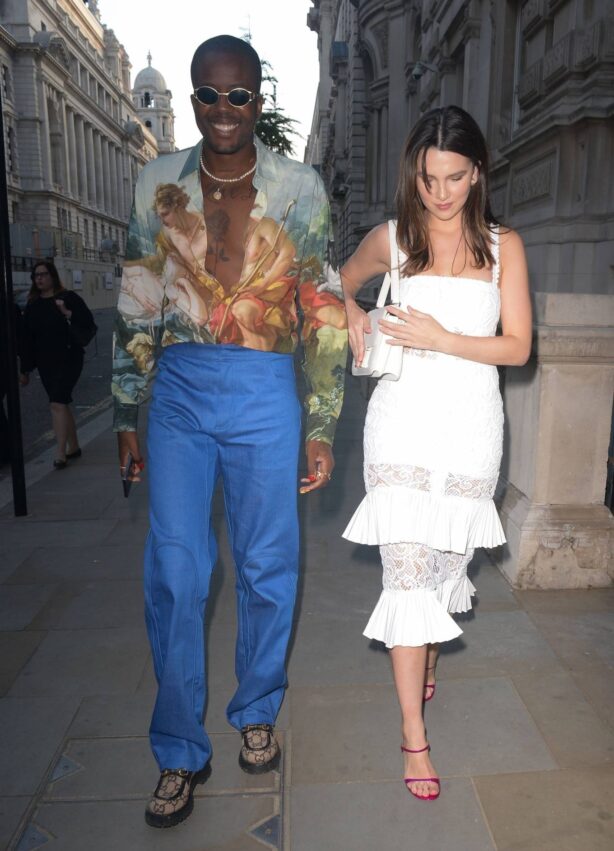 Maya Henry - With Vas J Morgan pictured at the Corinthia hotel in London