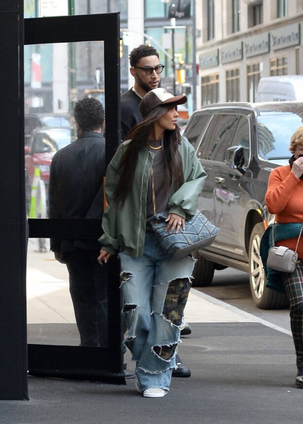 Maya Jama - With Ben Simmons head out to brunch in New York