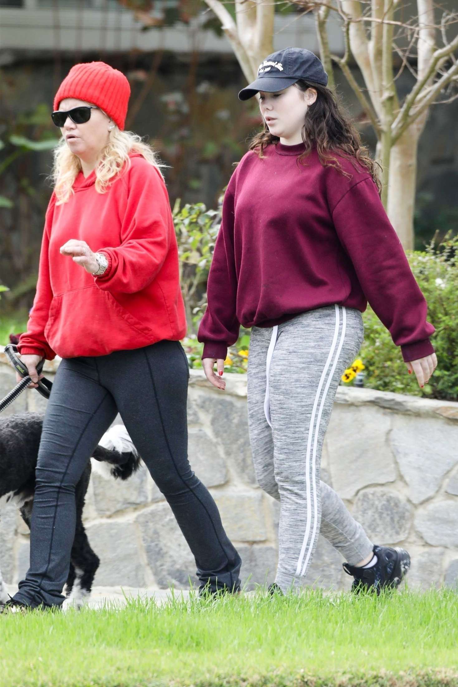 McKayla Maroney with her mother out in LA. 