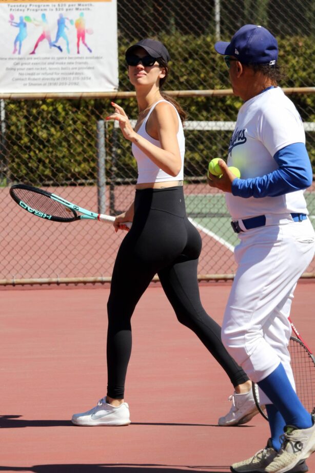 Meagan Camper - Plays tennis with Pete Wentz in Los Angeles