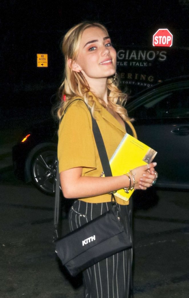 Meg Donnelly at the The Grove in Los Angeles