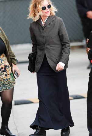 Meg Ryan - Pictured at Jimmy Kimmel Live! in Hollywood
