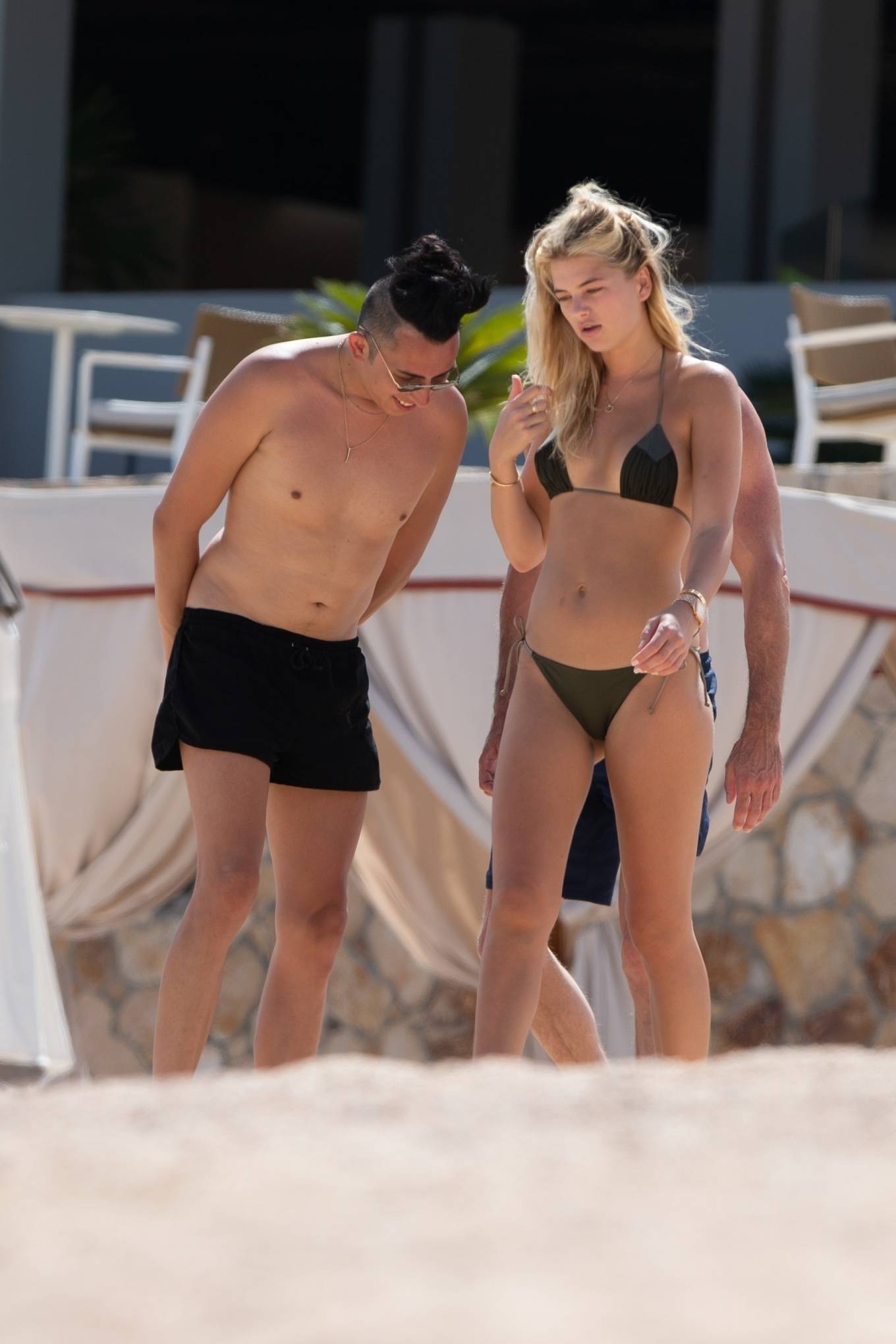 Megan Blake Irwin and Skeet Ulrich – Bikini candids in Cabo San Lucas