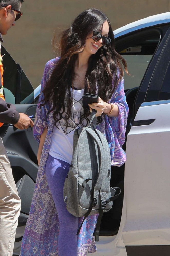 Megan Fox Arrives at a Nobu in LA