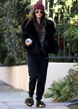 Megan Fox - Arrives at Church in Los Angeles