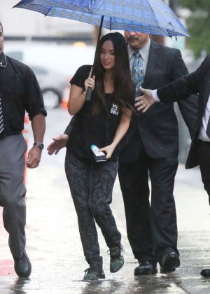 Megan Fox - Arriving at 'Jimmy Kimmel Live' in LA
