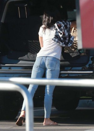 Megan Fox in Jeans at Whole Foods in Studio City