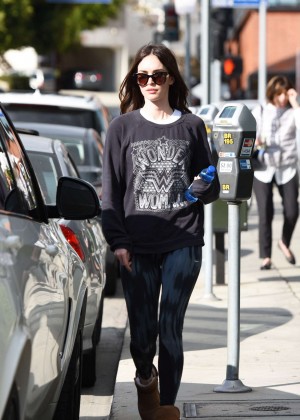 Megan Fox in Spandex out in LA