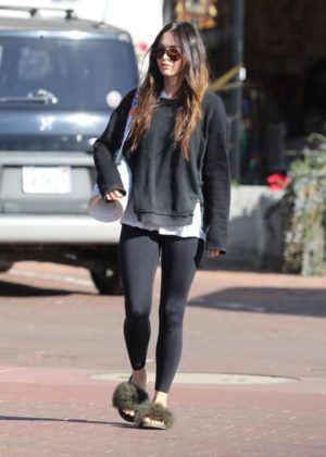 Megan Fox in Tight Leggings - Out in Malibu