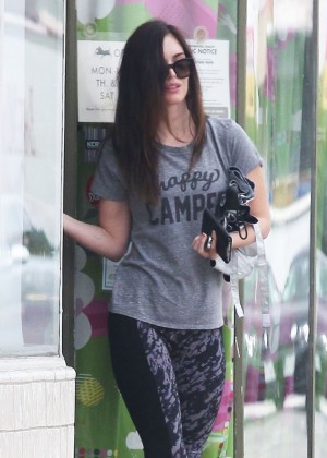 Megan Fox in Leggings out in Los Angeles