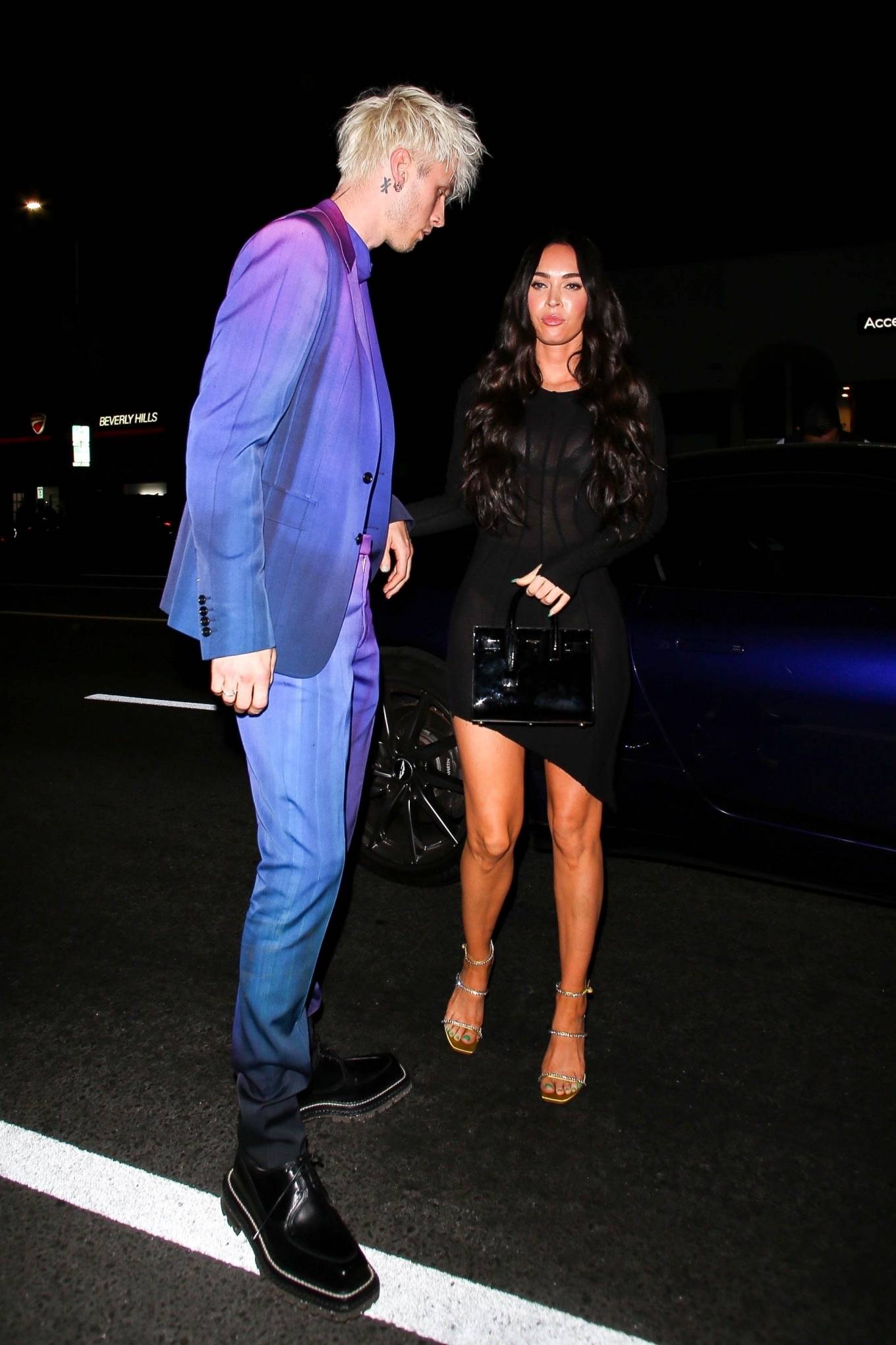 Megan Fox 2021 : Megan Fox – With Machine Gun Kelly pictured at the Nice Guy in West Hollywood-15