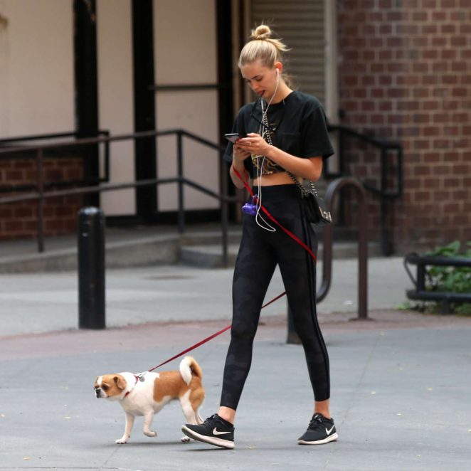Megan Williams - Walks her dog in New York City