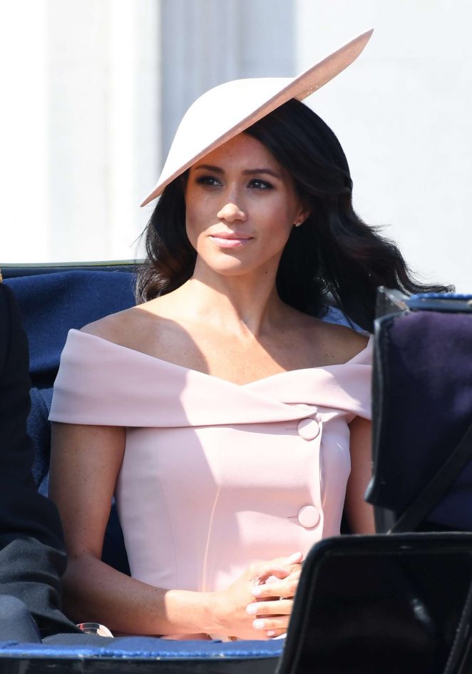 Meghan Markle - 2018 Annual Trooping The Colour Ceremony in London