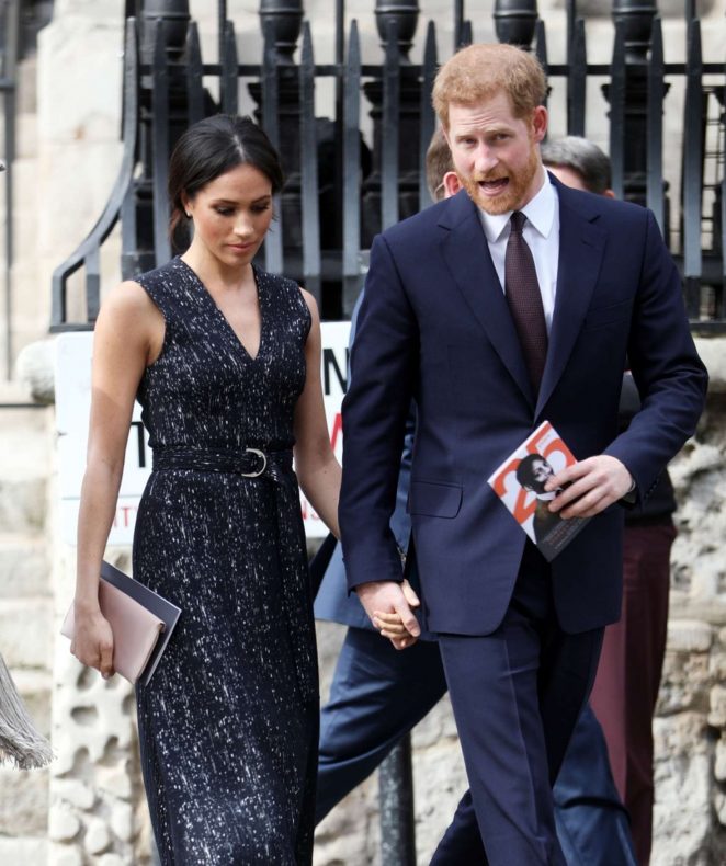 Meghan Markle and Prince Harry - Arrives at the Stephen Lawrence Memorial Service in London