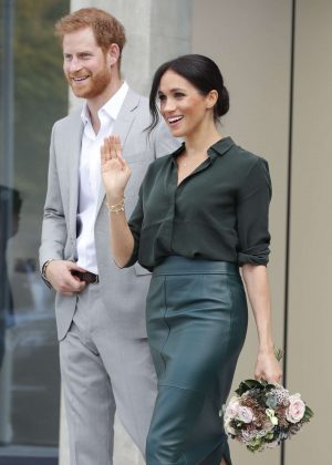 Meghan Markle and Prince Harry at the University of Chichester