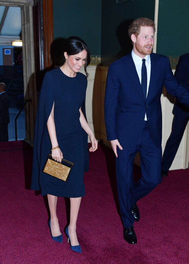 Meghan Markle and Prince Harry - Celebrating the Queen Elizabeth's 92nd Birthday in London