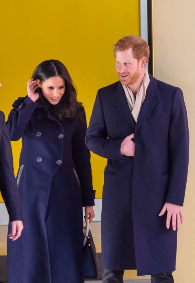 Meghan Markle and Prince Harry - Leaving Nottingham Contemporary art gallery in Nottingham