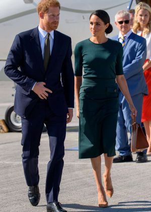 Meghan Markle and Prince Harry on Emerald Isle