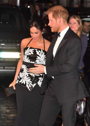 Meghan Markle and Prince Harry - Royal Variety Performance in London