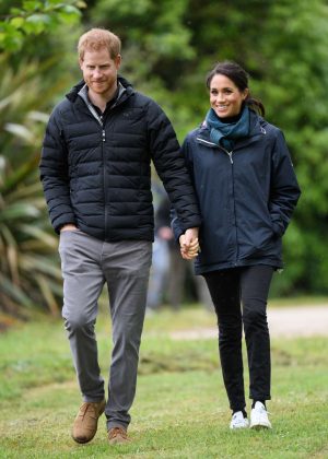 Meghan Markle and Prince Harry - Visiting Abel Tasman National Park in South Island