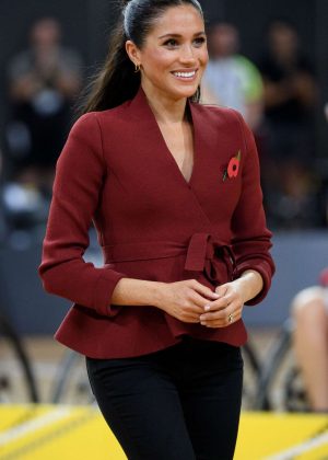 Meghan Markle and Prince Harry - Wheelchair Basketball finals during the Invictus Games in Sydney