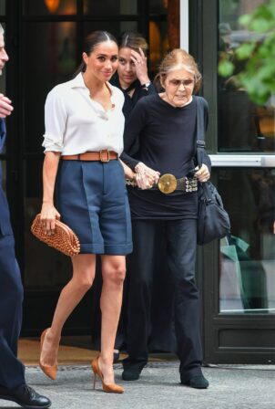 Meghan Markle - Seen with Gloria Steinem in New York