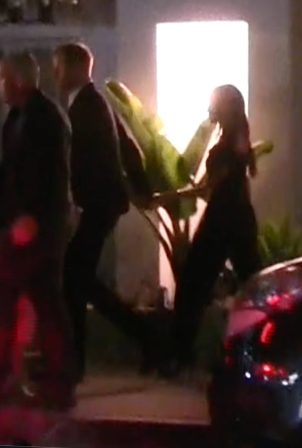 Meghan Markle - With Prince Harry on a late-night dinner in West Hollywood