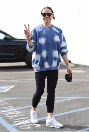 Mel C - Seen at Dancing with the Stars TV show rehearsals in Los Angeles