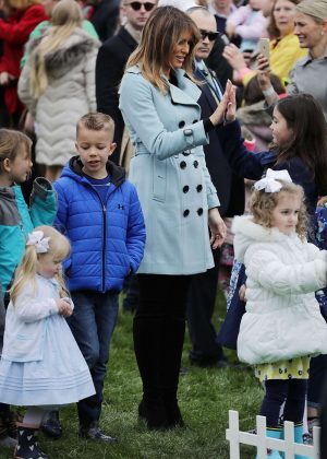 Melania Trump - 140th White House Easter Egg Roll in Washington