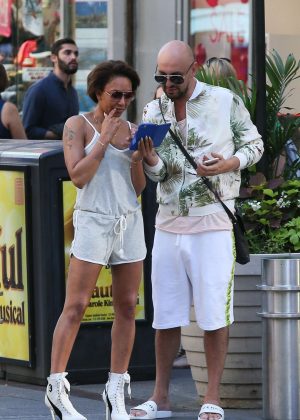 Melanie Brown and Gary Madatyan out in New York