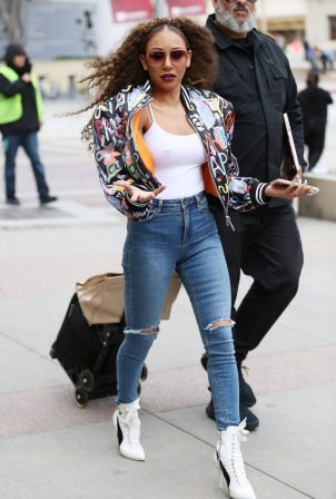 Melanie Brown - Heading to the America's Got Talent in Los Angeles