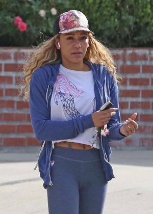 Melanie Brown out in Beverly Hills