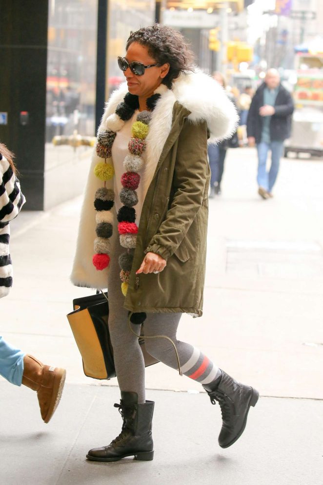 Melanie Brown out in New York City